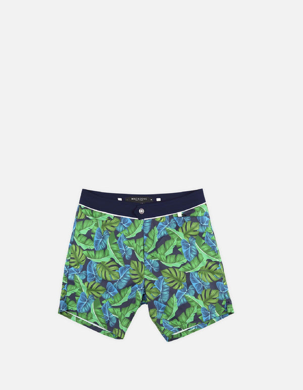 Barth4 - P02. Navy Tropic & Navy Swim Shorts - Barth4 MACKEENE 